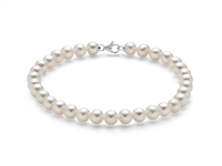 Bracciale Miluna Donna BRACCIALI PERLE CON CHIUSURA in Oro bianco Perla PBR3563 - PBR3563